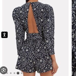 Ulla Johnson Floral Print Romper
